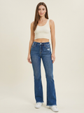 High Rise Flare Jeans Dark view 1