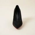 CleanGirlStore Point Toe Stiletto Pumps 1 - Black - Single Front