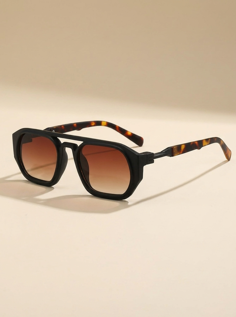 CleanGirlStore Octagon Frame Sunglasses - Style A