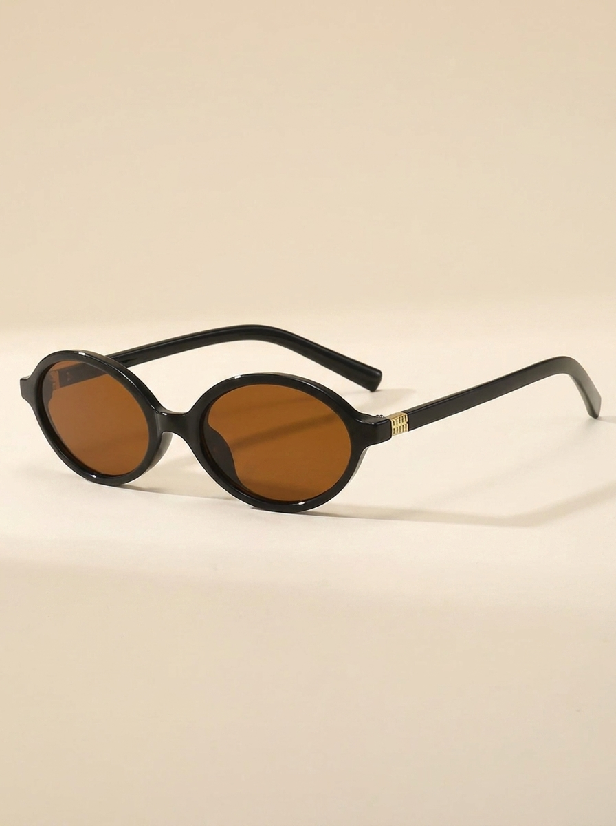 CleanGirlStore Oval Frame Sunglasses - Style B
