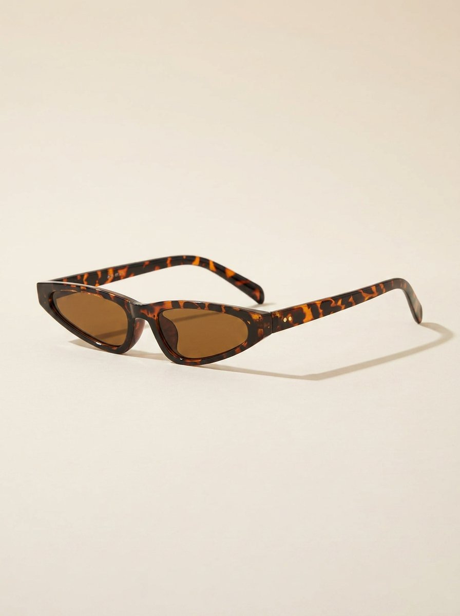 CleanGirlStore UV400 Cat-Eye Sunglasses - Caramel